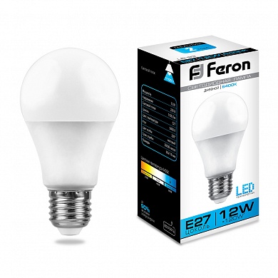  12W 6400K E27 A60 LB-93 LED Feron