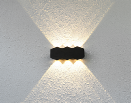 Интерьерный настенный светильник 20163 SBK черный