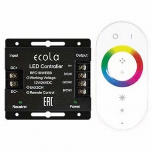 Контроллер для светодиодной ленты RGB 12V 288W белый Ecola 