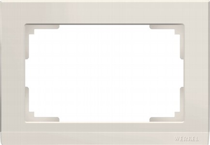 Werkel Stark Слоновая кость WL04-Frame-01-DBL-ivory Рамка для двойной розетки