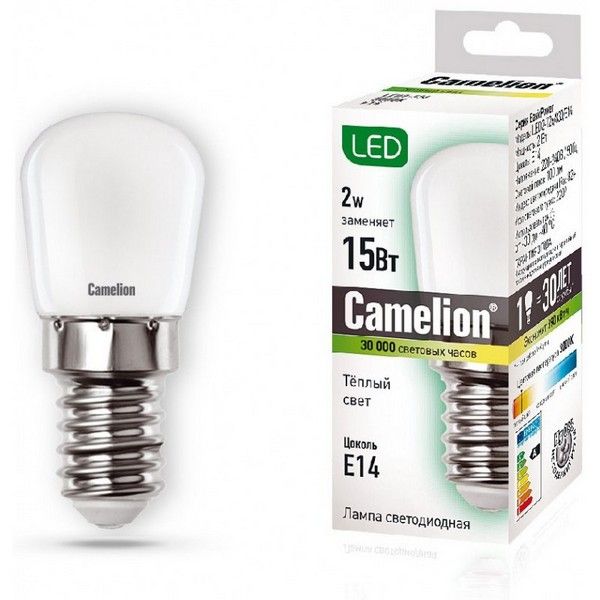Лампа T26 Для холодильника 2W 4000K E14 Camelion LED  