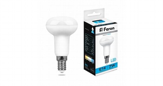 Лампа R50 7W 6400K E14 LB-450 LED Feron