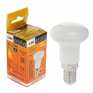 Лампа R39 5.2W 2800K E14 LED Ecola