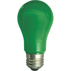 Лампа 8W E27 Груша зеленый A55 LED ЭКОЛА