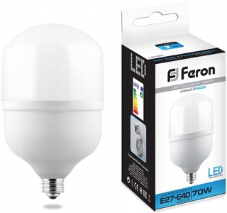 Лампа Промышленная 70W 6400K E27/E40 LB-65 LED Feron