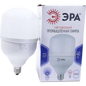 Лампа Промышленная 40W 4000K E27 LED ЭРА POWER 