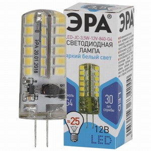 Лампа LED 12V 2.5W 4200K G4 ЭРА