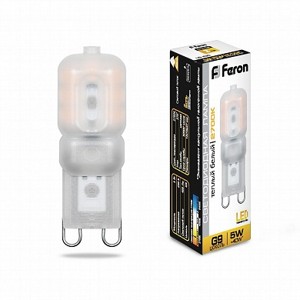 Лампа LED 5W 2700K G9 LB-430 Feron