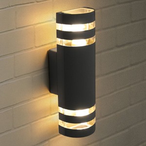 Интерьерный / Уличный настенный светильник LED TECHNO 1443 черный Elektrostandard