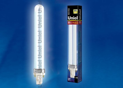Лампа люминесцентная энергосберегающая G23 11Вт 4000К ESL-PL-11/4000/G23 Long Uniel
