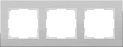 Werkel Aluminium Серебряный WL11-Frame-03 Рамка на 3 поста