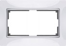 Werkel Snabb Белый WL03-Frame-01-DBL-white Рамка для двойной розетки