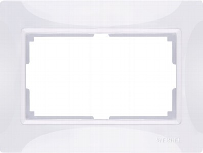Werkel Snabb Basic Белый WL03-Frame-01-DBL-white Рамка для двойной розетки