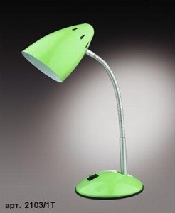 Настольная лампа 2103/1T  E27 зеленый ODEON L GAP