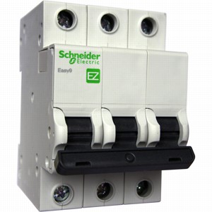 Выключатель автоматический 3Р 25А 4,5кА х-ка С EASY9 Schneider Electric