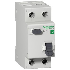 Автоматический выключатель дифференциального тока 1П+Н EASY 9 16А 30мА C AC 4,5кА 230В Schneider
