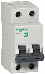 Выключатель автоматический 2-полюсный 25А 4,5кА С EASY9 Schneider Electric