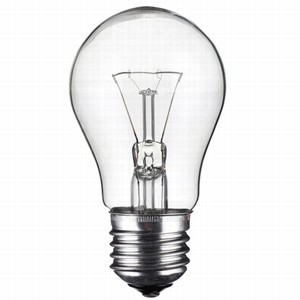 Лампа накаливания прозрачная 60Вт Е27 