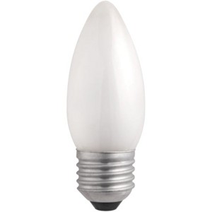Лампа накаливания 'свеча' матовая 40Вт Е27 GE