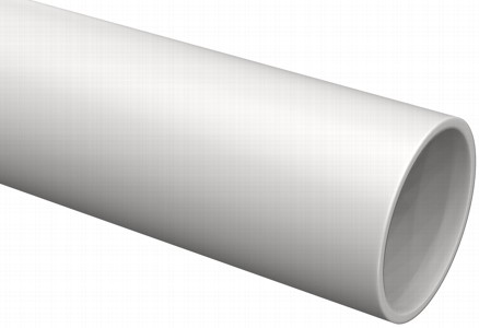 Труба ПВХ 20 мм жесткая легкая серая (3м)