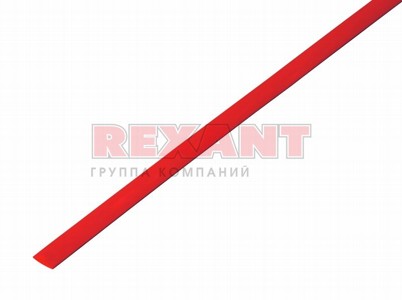 Трубка термоусадочная 4/2 1 м красная REXANT