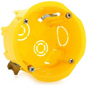 Коробка установочная для Г/ К D65x45мм металлические лапки желтый IMT35150 Schneider 