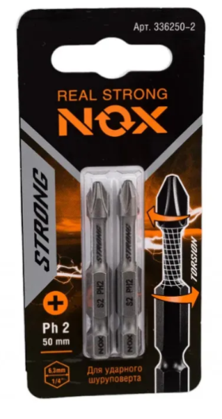 ���� 336250-2 STRONG torsion PH2x50, 2 �� ����� NOX