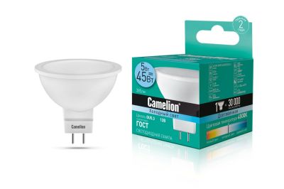  LED 12V MR16 5W 4500K GU5.3 CAMELION 