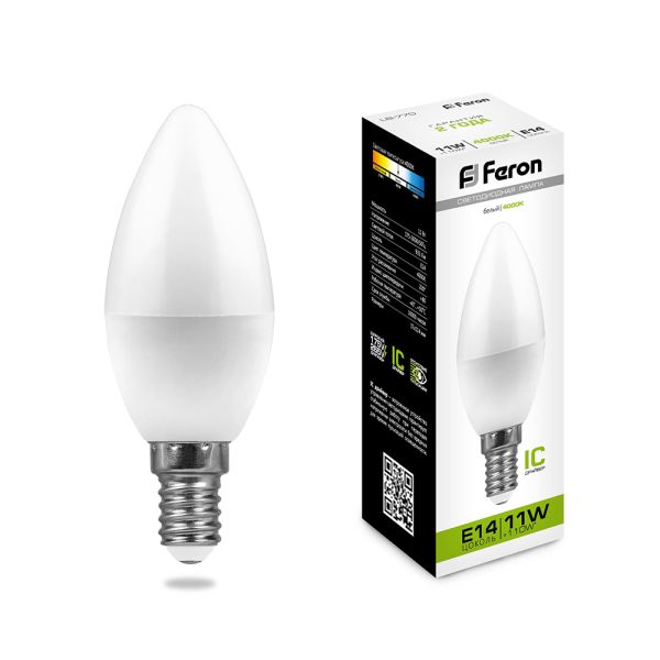   11W 4000K E14 LB-770 LED Feron