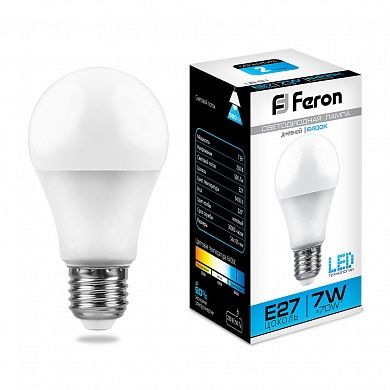   7W 6400K E27 230V A60 LB-91 LED Feron