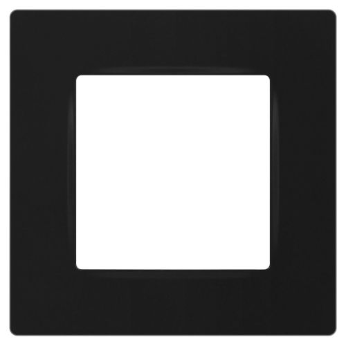 Рамка для розеток и выключателей ЭРА Серия 12 12-5201-05 на 1 пост, Классик, антрацит