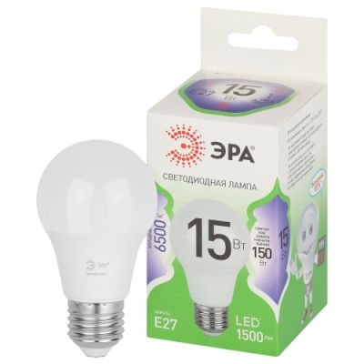   15W 6500K E27 A60 GL LED 
