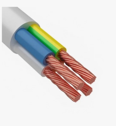 Провод соединительный ПВСн 2*2,5 мм.кв. ГОСТ белый ККЗ