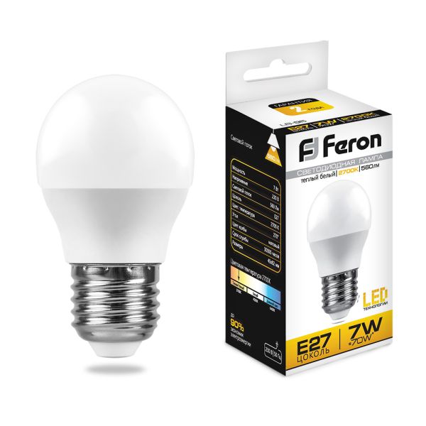   7W 2700K E27 G45 LB-95 LED Feron