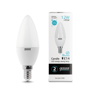   12W 4100K E14 LED Gauss Elementary 