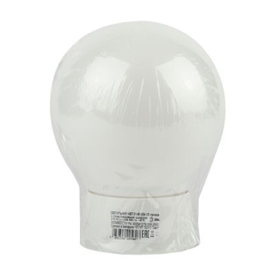 Светильник НБП 01-60-004 c прямым основанием Гранат полиэтилен IP20 E27 max 60Вт D150 шар белый ЭРА