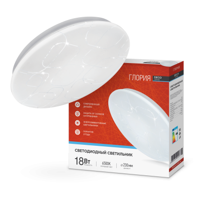   LED DECO  18W 6500K   IN HOME 