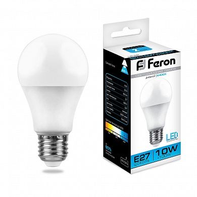   10W 6400K 60 E27 LB-92 LED Feron