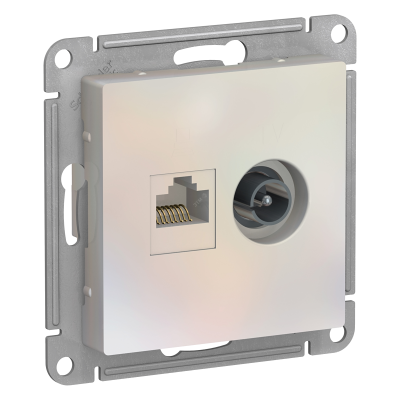 Atlas Design Schneider Electric   + RJ45+TV  5E