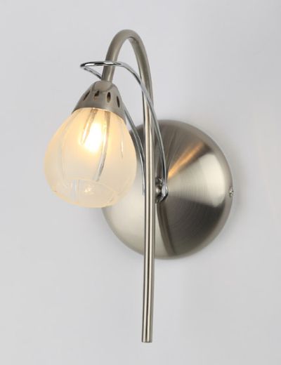  Elba-W-1G9-40W-Satin nickel/Chrome 