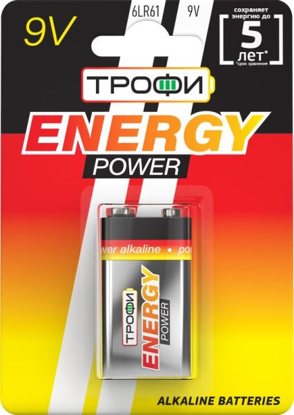  6LR61-1BL  ENERGY Alkaline 