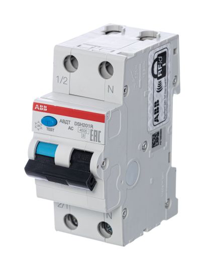   1P+N 20A 30mA,  C, 4.5kA DSH201R ABB () 