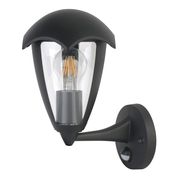  -  UUL-S81A 60W-E27 SENSOR IP54 BLACK Uniel 