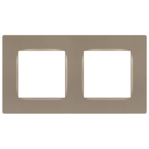 Рамка 2 поста Классик шампань Серия 12 ЭРА 12-5202-04