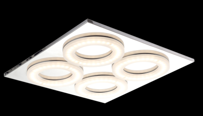  9876X/4 CHROME  (26W) LED  