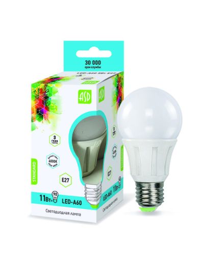   11W 4000K E27 A60 ASD LED