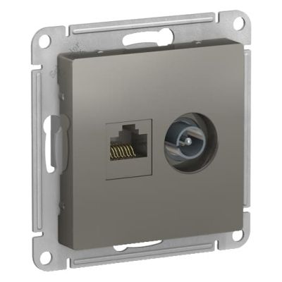 Atlas Design Schneider Electric    + RJ45+TV .5E, 
