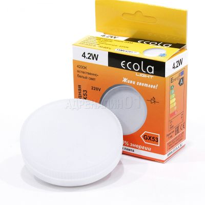  LED 4.2W 4200K GX53   LIGHT  