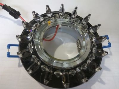   MR-16 CRYSTAL LED3 Black  + LED MaxLight 