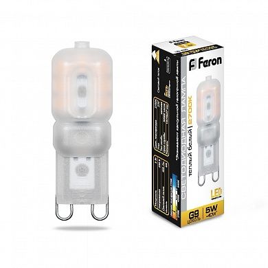  LED 5W 2700K G9 LB-430 Feron